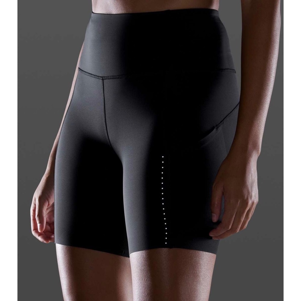 lululemon athletica Black High-Rise Training Shorts with Reflective Dots